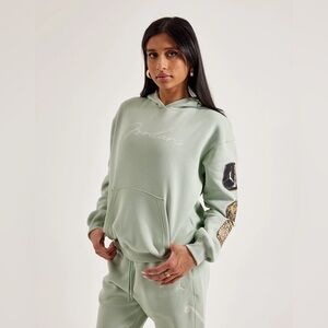 NWT Women’s Jordan Brooklyn Fleece Hoodie in Seafoam, size XL